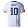 Maglia ufficiale Stati Uniti Pulisic 10 Casa 2024 per Uomo